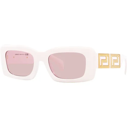 White/Light Pink Sunglasses Versace - Versace - Modalova