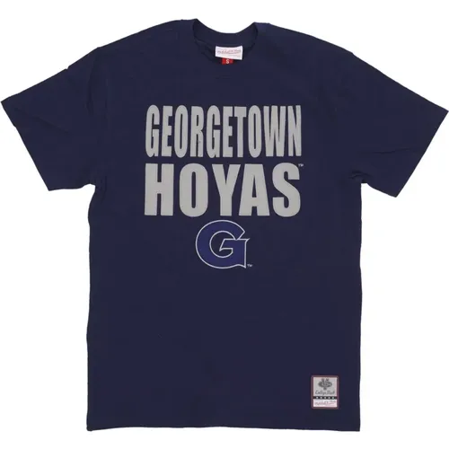 T-Shirts, unisex, , Size: S Georgetown Hoyas Basketball Tee - Mitchell & Ness - Modalova