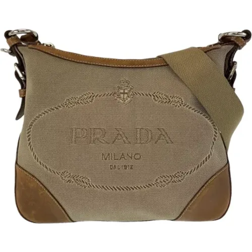 Pre-owned Canvas prada-bags , female, Sizes: ONE SIZE - Prada Vintage - Modalova