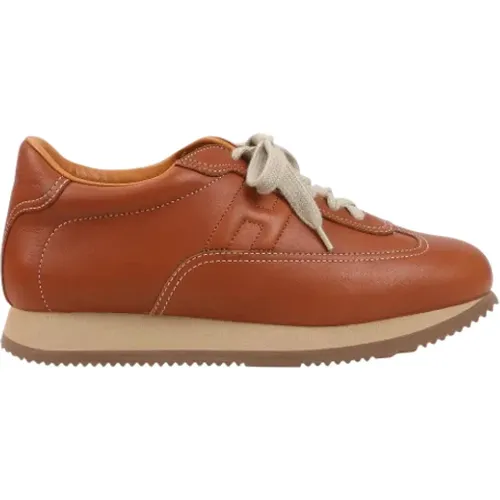 Pre-owned Leather sneakers , female, Sizes: 5 UK - Hermès Vintage - Modalova