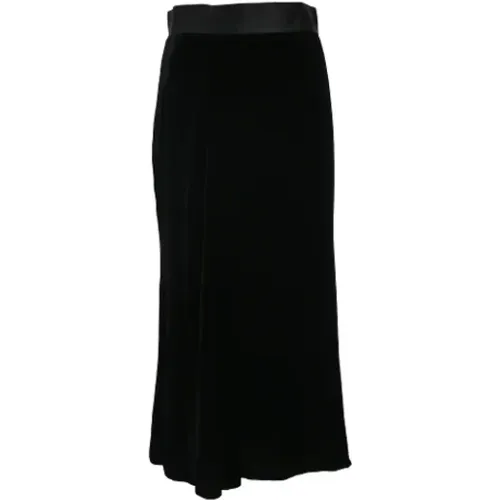 Pre-owned Skirts, female, , Size: M Pre-owned Velvet bottoms - Dolce & Gabbana Pre-owned - Modalova