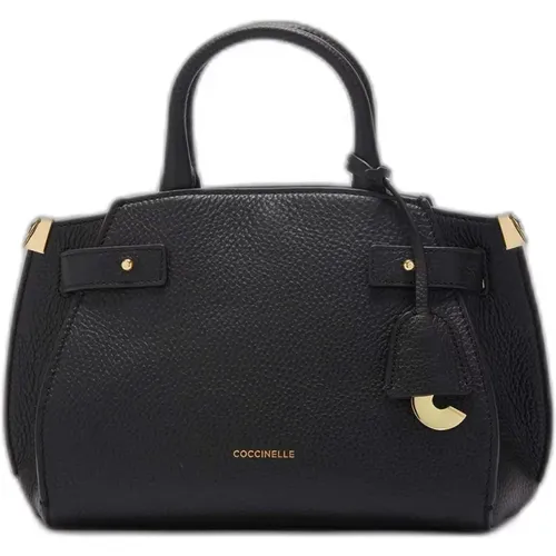 Leather Shoulder Bag Spring/Summer Collection , female, Sizes: ONE SIZE - Coccinelle - Modalova