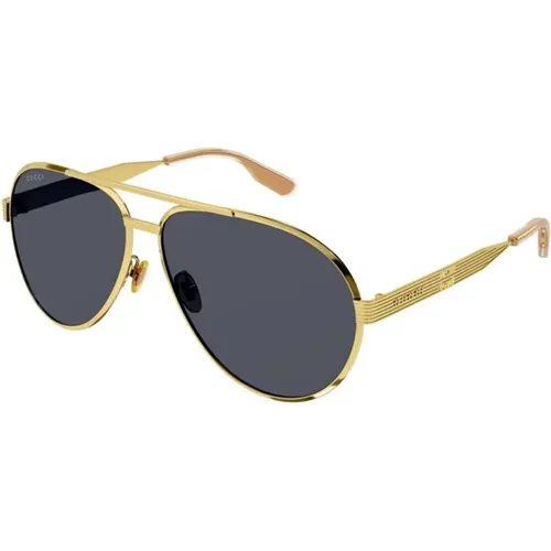 Gold Graue Sonnenbrille Gg1513S 001 - Gucci - Modalova