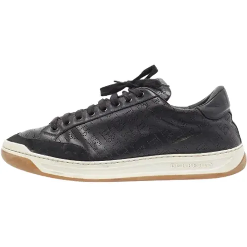 Pre-owned Leder sneakers , Damen, Größe: 44 1/2 EU - Burberry Vintage - Modalova