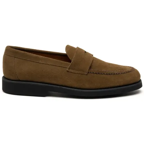 Loafers, male, , Size: 10 US Suede Ryan Boat Shoes - Sebago - Modalova