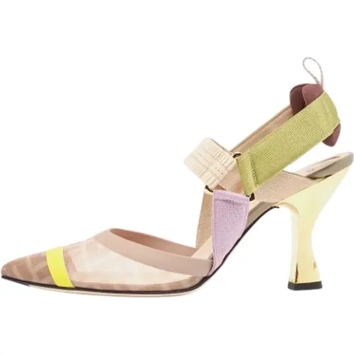 Pre-owned Gittergewebe heels - Fendi Vintage - Modalova