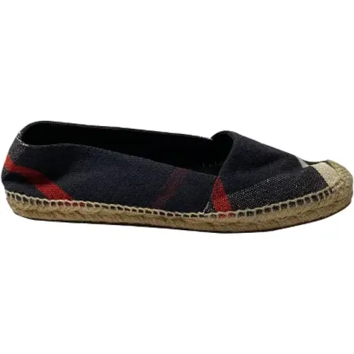 Pre-owned Canvas espadrilles , female, Sizes: 7 UK - Burberry Vintage - Modalova