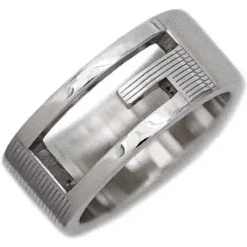 Pre-owned Jewellery, female, , Size: ONE SIZE Pre-owned Silver rings - Gucci Vintage - Modalova