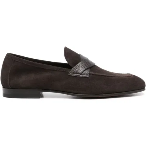 Suede loafers , male, Sizes: 9 UK - Tom Ford - Modalova