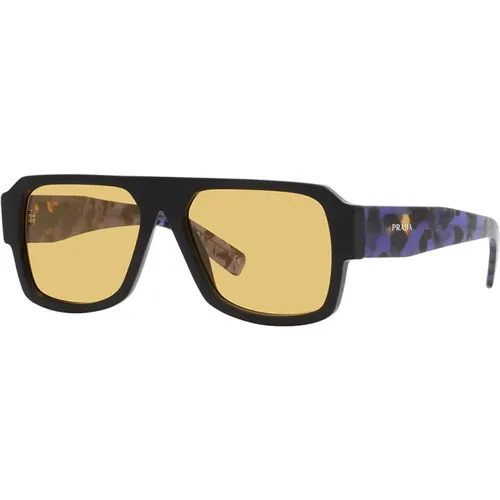 Stylische Sonnenbrille Schwarz 1Ab0B7 , Herren, Größe: 56 MM - Prada - Modalova