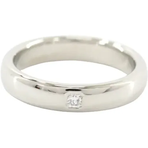 Pre-owned Jewellery, female, , Size: ONE SIZE Pre-owned Platinum rings - Tiffany & Co. Pre-owned - Modalova