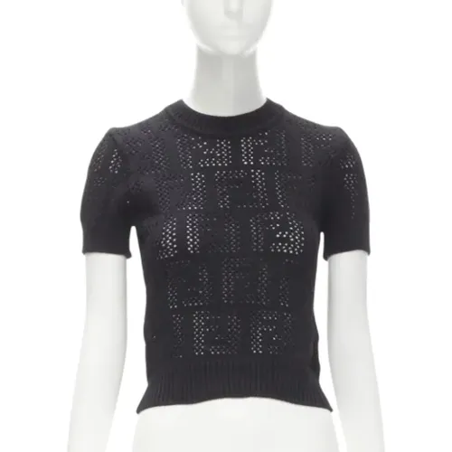 Pre-owned Cotton tops , female, Sizes: 2XS - Fendi Vintage - Modalova