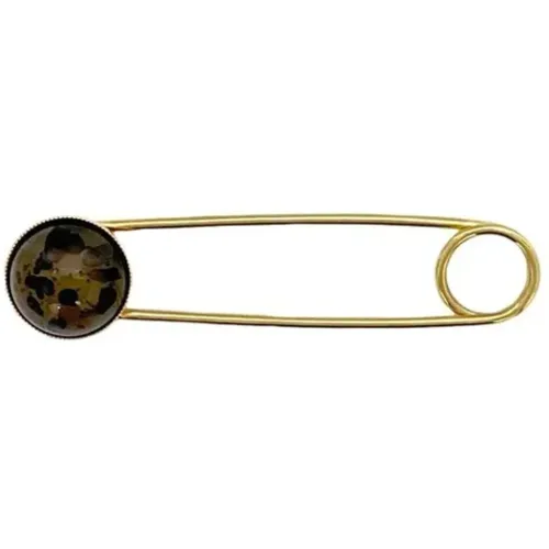 Pre-owned Jewellery, female, , Size: ONE SIZE Pre-owned Gold brooches - Fendi Vintage - Modalova