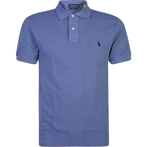 Polo Shirts, male, , Size: 2XL Polo T-shirt Custom Slim-Fit - Polo Ralph Lauren - Modalova