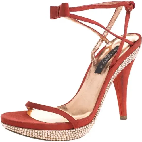 Pre-owned Wildleder sandals , Damen, Größe: 37 EU - Sergio Rossi Pre-owned - Modalova