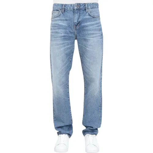 Slim Fit Denim Jeans Casual Herbst Winter , Herren, Größe: W32 - Armani Exchange - Modalova