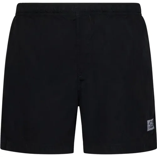 Schwarze Ss23 Badebekleidung Shorts für Herren , Herren, Größe: 2XL - C.P. Company - Modalova