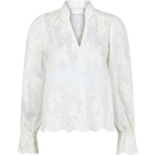 Big Embroidery Blouse Off , female, Sizes: M, XS, L, XL, S - NEO NOIR - Modalova