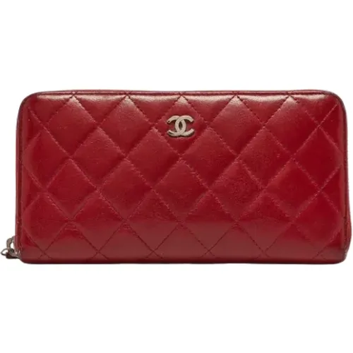 Pre-owned Leather wallets , female, Sizes: ONE SIZE - Chanel Vintage - Modalova