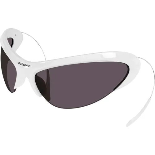 Sunglasses,Stylische Sonnenbrille BB0232S,Blaue Sonnenbrille mit ausziehbaren Bügeln - Balenciaga - Modalova