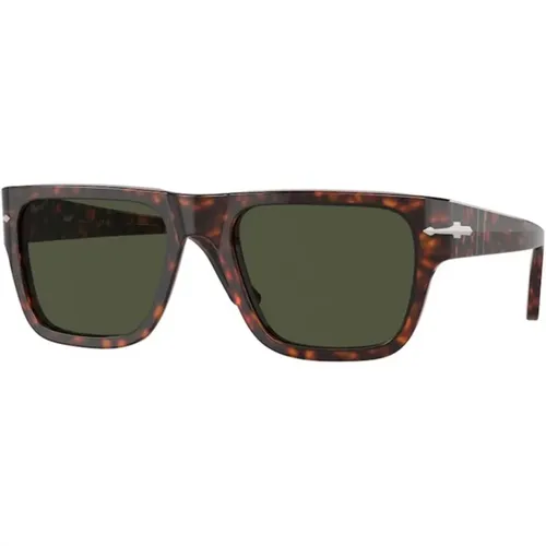 Classic Sunglasses in Green , unisex, Sizes: 57 MM - Persol - Modalova