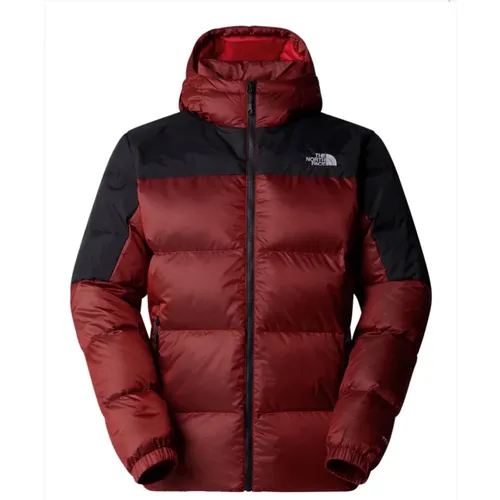 Braune Diablo Down 2.0 Kapuzenjacke , Herren, Größe: S - The North Face - Modalova