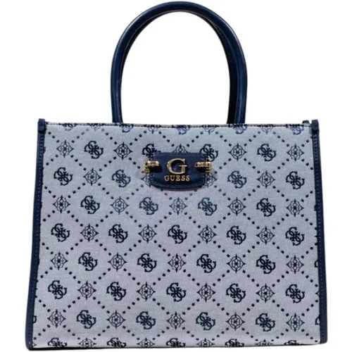 Tote Bags, female, , Size: ONE SIZE Zip Fastening Polyester Bag - Guess - Modalova