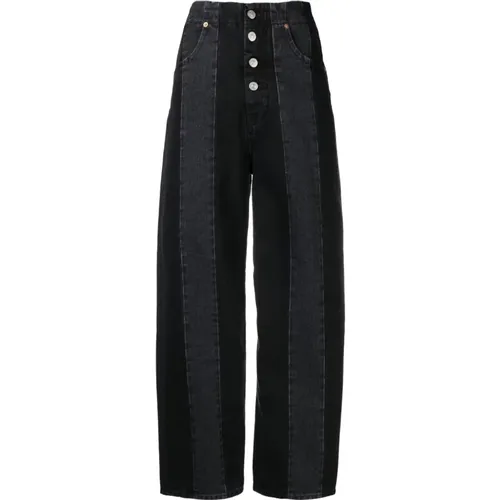 Wide Leg Jeans , female, Sizes: W29 - MM6 Maison Margiela - Modalova