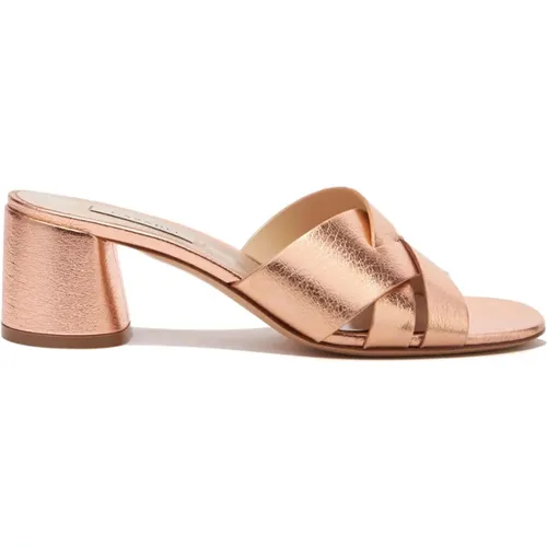 Goldpink Sandale für den täglichen schicken Look , Damen, Größe: 37 EU - Casadei - Modalova