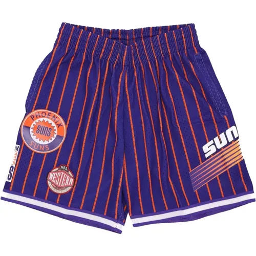 Sportswear, male, , Size: XL Phoenix Suns NBA Hometown Mesh Shorts - Mitchell & Ness - Modalova