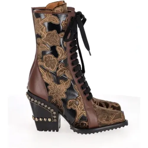 Pre-owned Leder boots - Chloé Pre-owned - Modalova