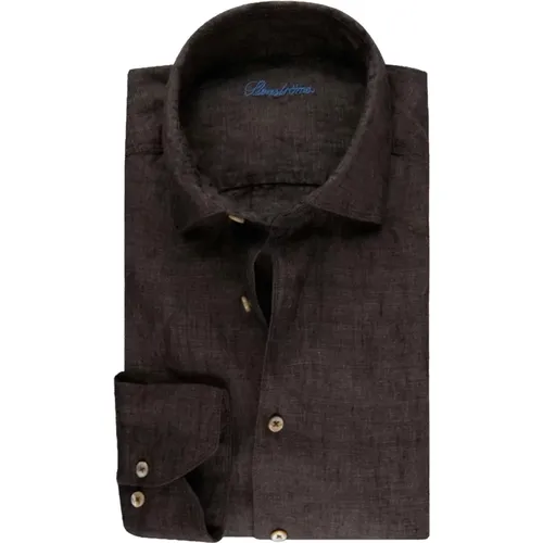 Casual Shirts , Herren, Größe: L - Stenströms - Modalova