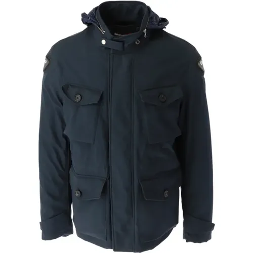 Winter Jackets, male, , Size: M Hooded Jacket Fall/Winter - Blauer - Modalova