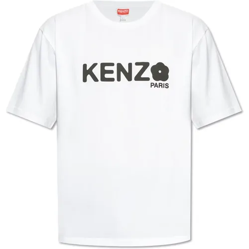 T-Shirts, male, , Size: XL T-shirt with printed logo - Kenzo - Modalova