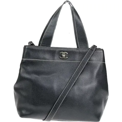 Pre-owned Tote Bags, female, , Size: ONE SIZE Pre-owned Leather chanel-bags - Chanel Vintage - Modalova