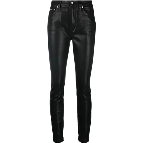 Audrey High Waist Jeans , female, Sizes: 2XS - Dolce & Gabbana - Modalova