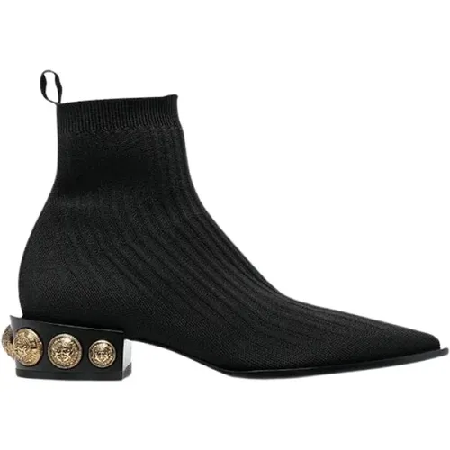 Slip-On Boots , female, Sizes: 4 UK, 3 UK - Balmain - Modalova