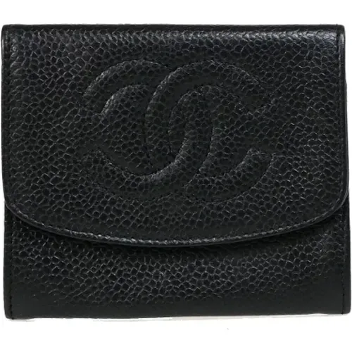 Pre-owned Wallets, female, , Size: ONE SIZE Pre-owned Leather wallets - Chanel Vintage - Modalova