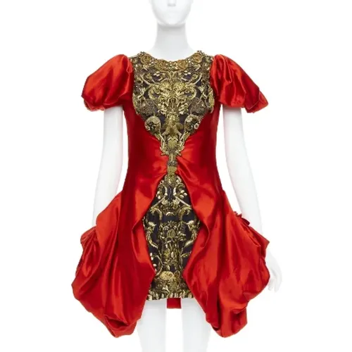 Pre-owned Seide dresses - Alexander McQueen Pre-owned - Modalova