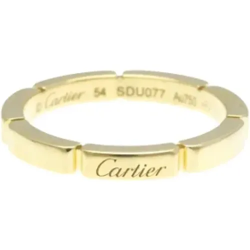 Pre-owned Jewellery, female, , Size: ONE SIZE Pre-owned Gold rings - Cartier Vintage - Modalova