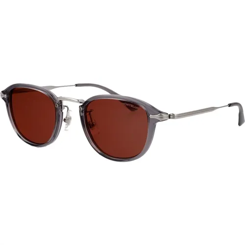 Stylische Sonnenbrille Mb0336S , Herren, Größe: 48 MM - Montblanc - Modalova