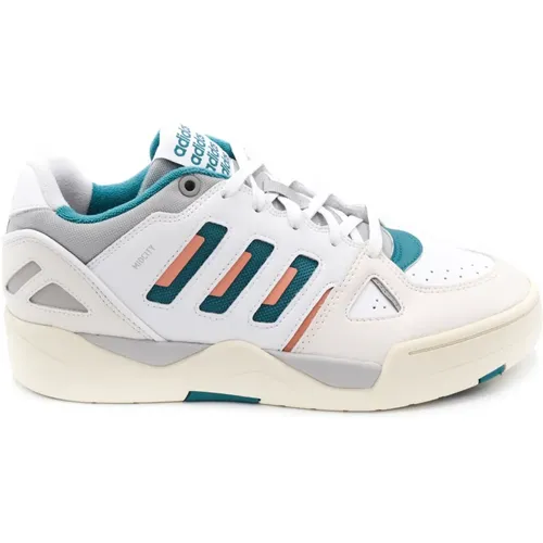 Weiße Sneakers - Material: Stoff, Sohle: Gummi , Herren, Größe: 42 EU - Adidas - Modalova