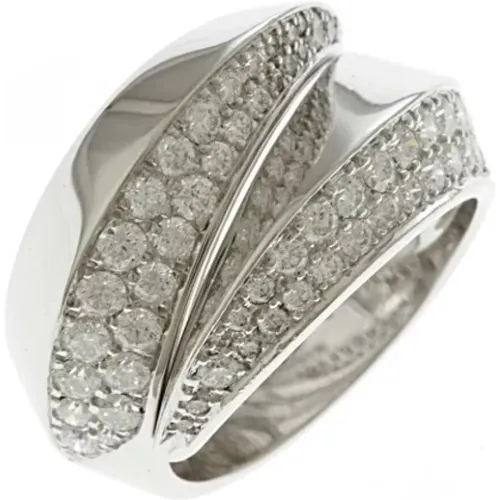 Pre-owned Jewellery, female, , Size: ONE SIZE Pre-owned White Gold rings - Cartier Vintage - Modalova