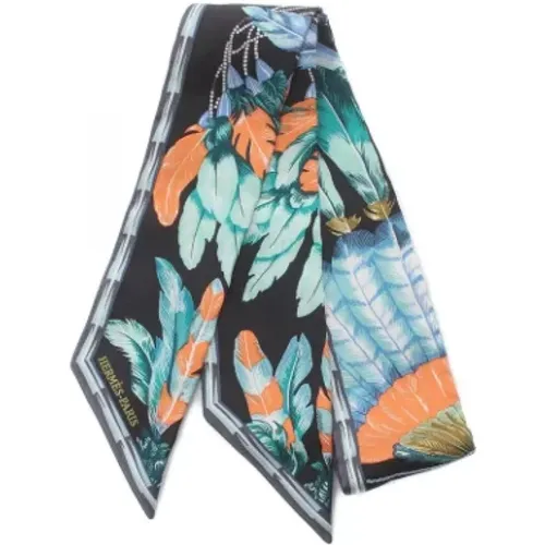 Pre-owned Scarves, female, , Size: ONE SIZE Pre-owned Silk scarves - Hermès Vintage - Modalova