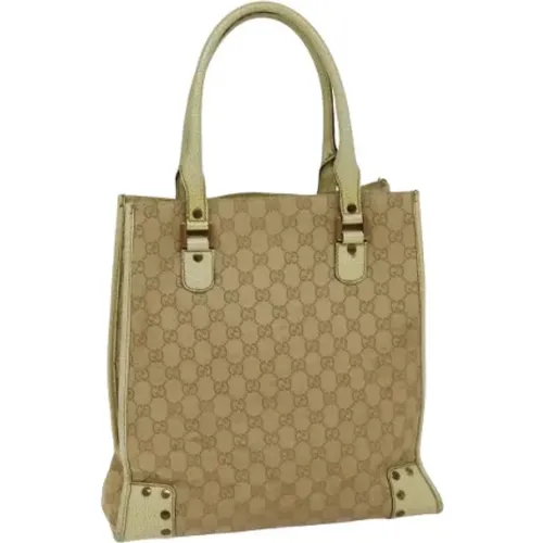 Pre-owned Tote Bags, female, , Size: ONE SIZE Pre-owned Canvas totes - Gucci Vintage - Modalova