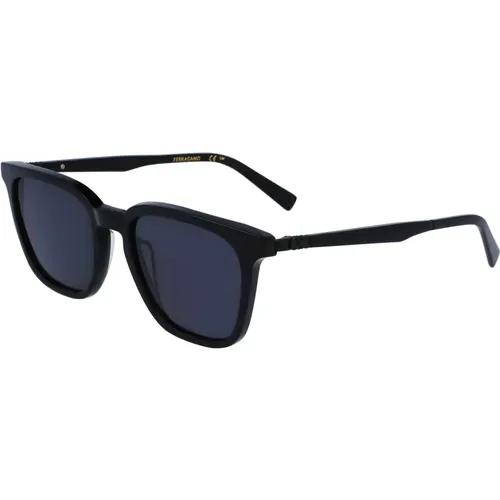 Grey Blue Sunglasses Sf1100S , unisex, Sizes: 52 MM - Salvatore Ferragamo - Modalova