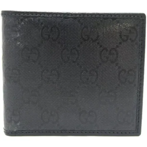 Pre-owned Wallets, male, , Size: ONE SIZE Pre-owned Leather wallets - Gucci Vintage - Modalova