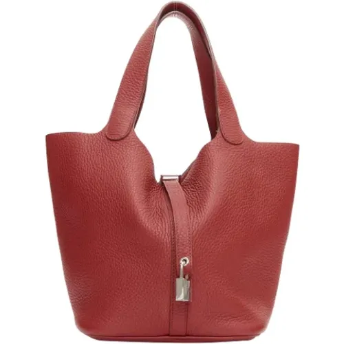 Pre-owned Tote Bags, female, , Size: ONE SIZE Pre-owned Leather totes - Hermès Vintage - Modalova