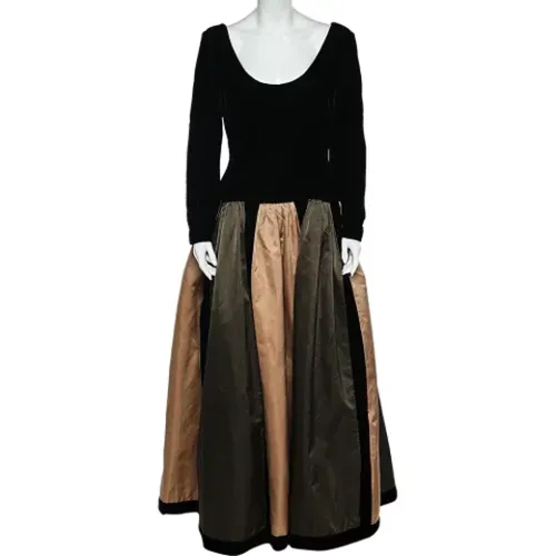 Pre-owned Silk dresses , female, Sizes: L - Oscar De La Renta Pre-owned - Modalova