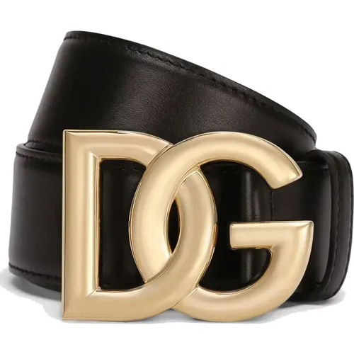 Logo Gürtel , Damen, Größe: 100 CM - Dolce & Gabbana - Modalova